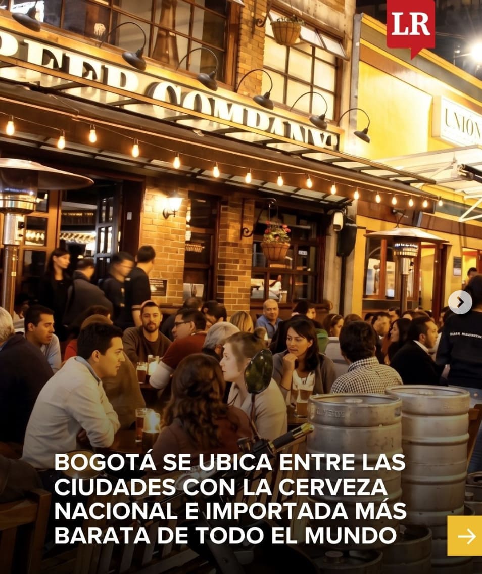 Bogotá se ubicó entre las ciudades más económicas para consumir cerveza