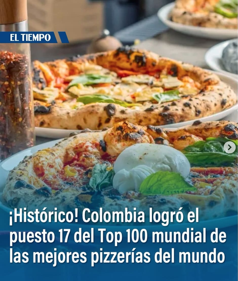 Pizzardi Artigianale alcanzó el puesto 17 en 50 Top Pizza World 2026